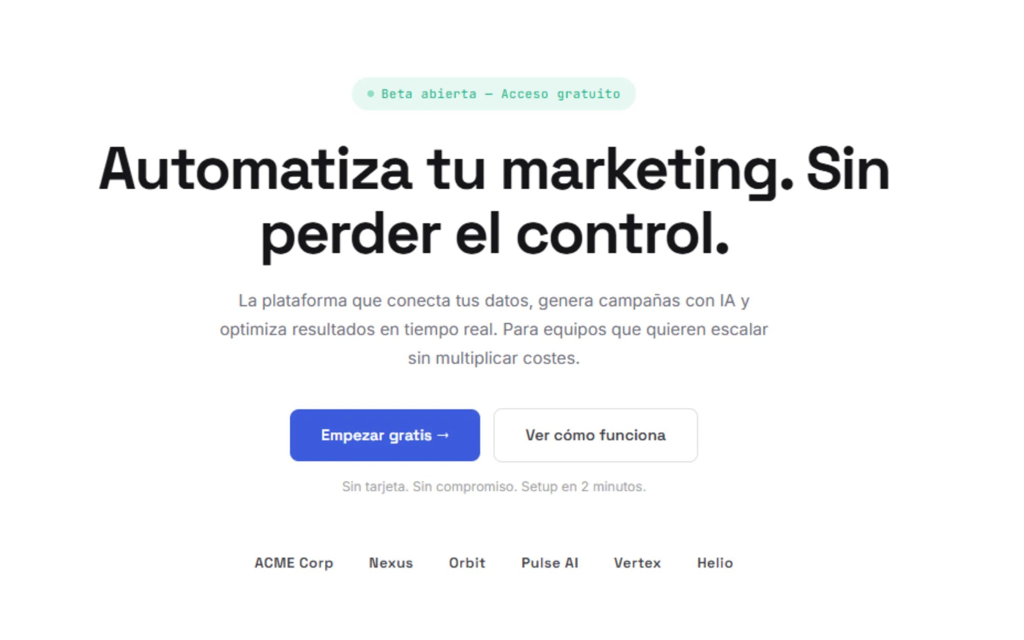 SaaS Producto