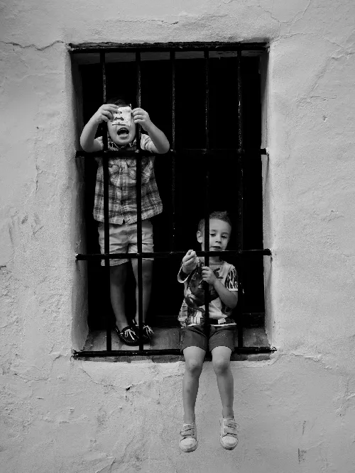 Niños en El Rocío · Huelva